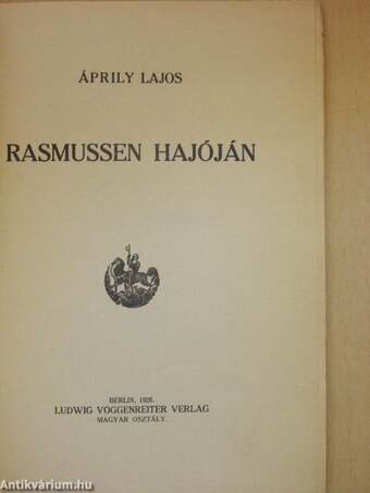 Rasmussen hajóján