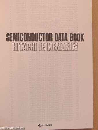 Semiconductor Data Book - Hitachi IC Memories