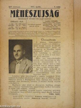 Méhészujság 1932. április