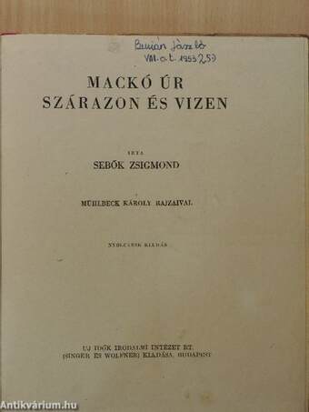 Mackó úr szárazon és vizen