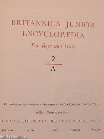 Britannica Junior Encyclopaedia 2/A