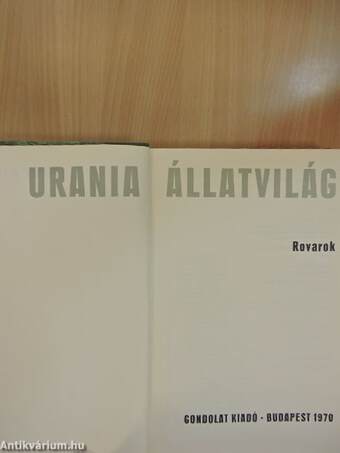 Urania Állatvilág - Rovarok