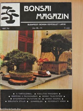 Bonsai Magazin 1987. tél