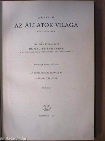 Brehm - Az állatok világa III.