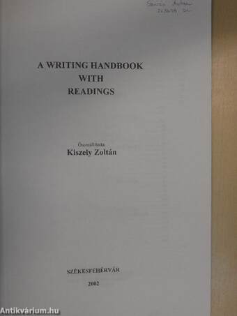 A Writing Handbook with Readings