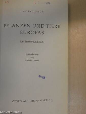 Pflanzen und Tiere Europas