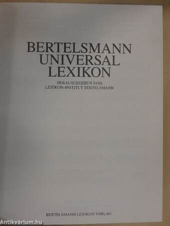 Bertelsmann Universal Lexikon