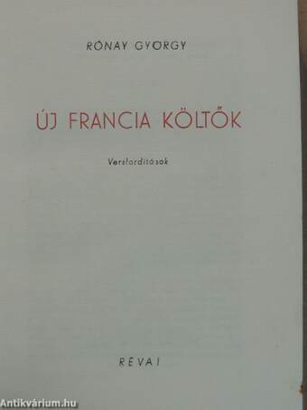 Új francia költők