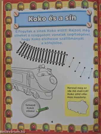 Chuggington matricás foglalkoztatókönyv 1.