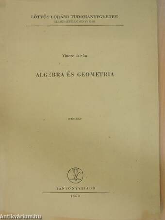 Algebra és geometria I. félév