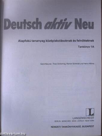 Deutsch aktiv Neu 1A - Lehrbuch