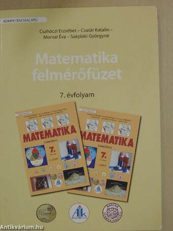 Matematika felmérőfüzet 7.