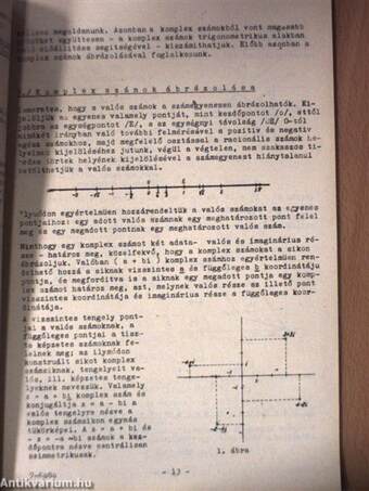 Algebra és geometria I. félév