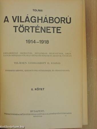 A világháború története II. (töredék)