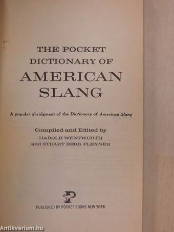 The Pocket Dictionary of American Slang