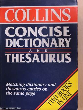 Collins Concise Dictionary and Thesaurus