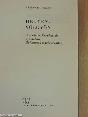 Hegyen-völgyön