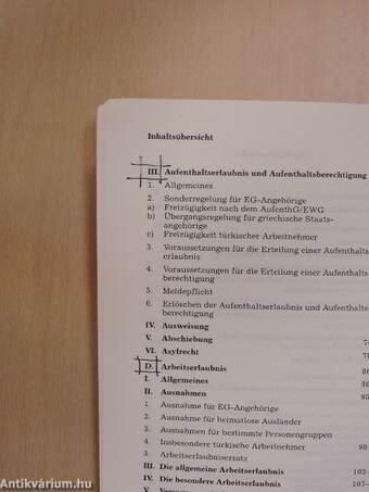 Recht der ausländischen Arbeitnehmer