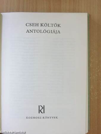 Cseh költők antológiája