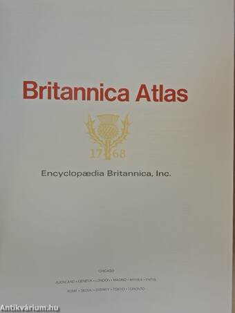 William A. Cleveland : Britannica Atlas (Encyclopaedia Britannica, Inc ...