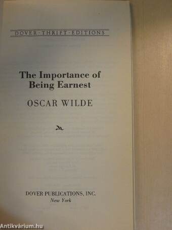 The Importance of Being Earnest