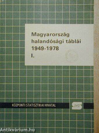 Magyarország halandósági táblái 1949-1978 I.