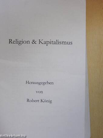 Religion & Kapitalismus