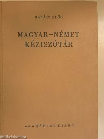 Magyar-német kéziszótár