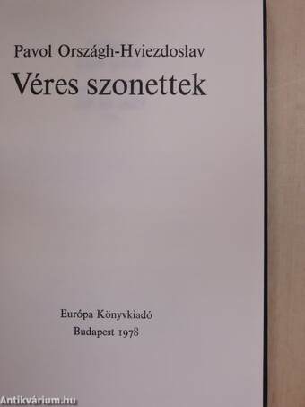 Véres szonettek