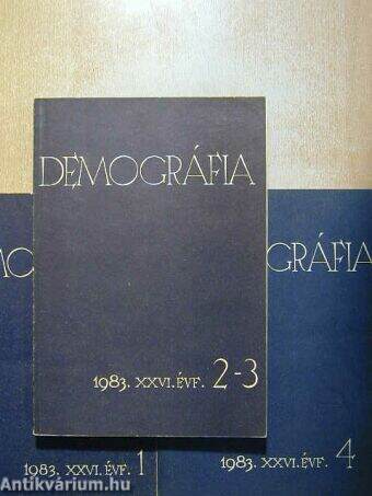Demográfia 1983/1-4.