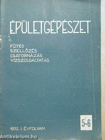 Épületgépészet 1952/5-6