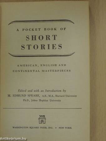 A Pocket Book of Short Stories