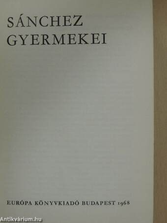 Sánchez gyermekei