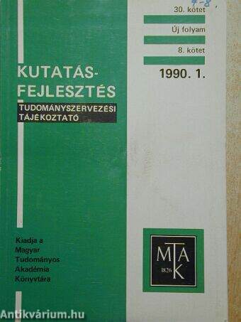 Kutatásfejlesztés 1990/1-6.