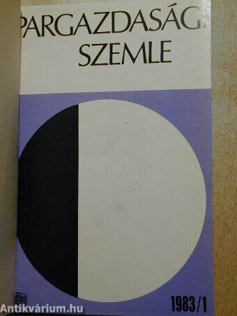 Ipargazdasági szemle 1983. 1-4./Különszám