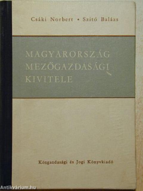 Magyarország mezőgazdasági kivitele