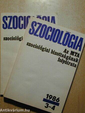 Szociológia 1986/1-4.
