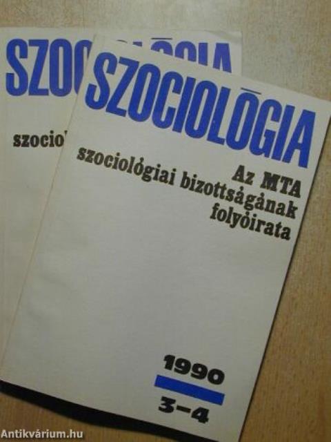 Szociológia 1990/1-4.