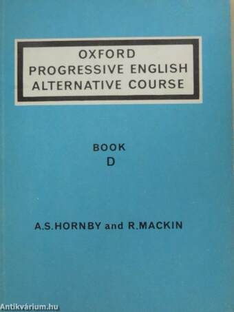 Oxford Progressive English Alternative Course - Book D