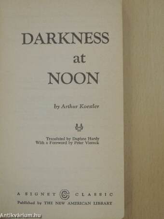 Darkness at Noon