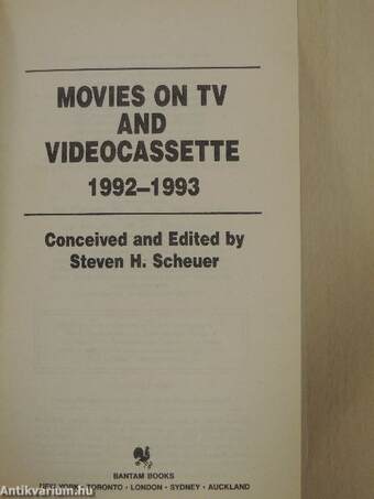 Movies on TV and Videocassette 1992-1993