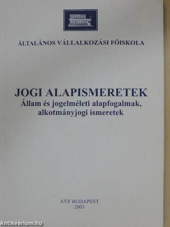 Jogi alapismeretek