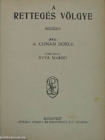 A rettegés völgye