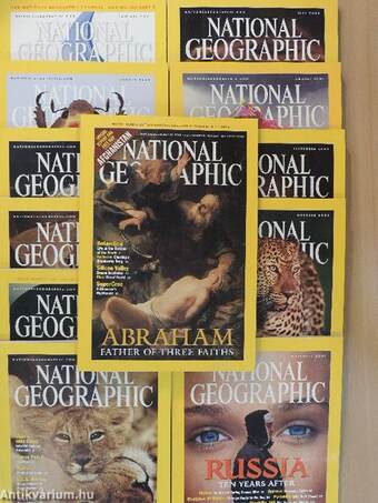 National Geographic January-December 2001.