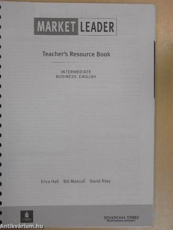 Market Leader - Intermediate - Teacher's Resource Book