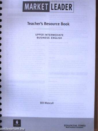 Market Leader - Upper Intermediate - Teacher's Resource Book