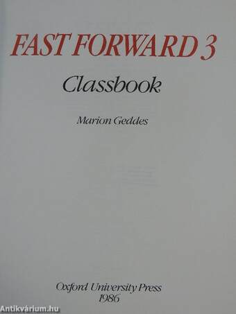 Fast Forward 3. - Classbook