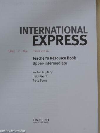 International Express - Upper-Intermediate - Teacher's Resource Book