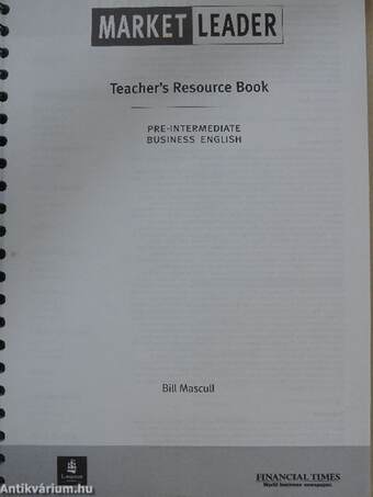 Market Leader - Pre-Intermediate - Teacher's Resource Book