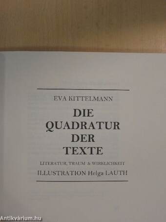 Die Quadratur der Texte